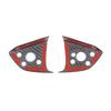 For Tesla Model 3 2023-2025 Real Carbon Fiber Car Steering Wheel Button Panel Cover Trim Sticker Car Accessories