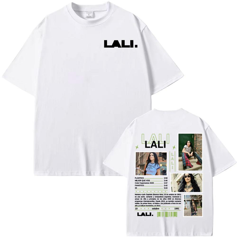 2025 Summer Singer Larry Esposito Album Tour Cover Tshirt Men Harajuku High Street Tshirt Fashion 100 Cotton Tshirt