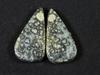 28Cts.Natural Leopard Skin Jasper Matched Pair Handmade Gemstone 29X15X04 MM SK-808