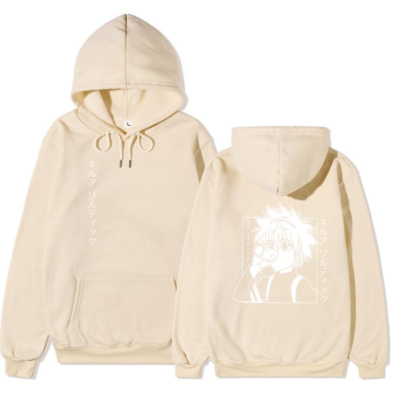 Hunter X Hunter Fashion Hoodies Men Women Hooded Sweatshirts Fashion Hip Hop Casual Pullovers Autumn Boys Girls Black Streetwear Hoodie