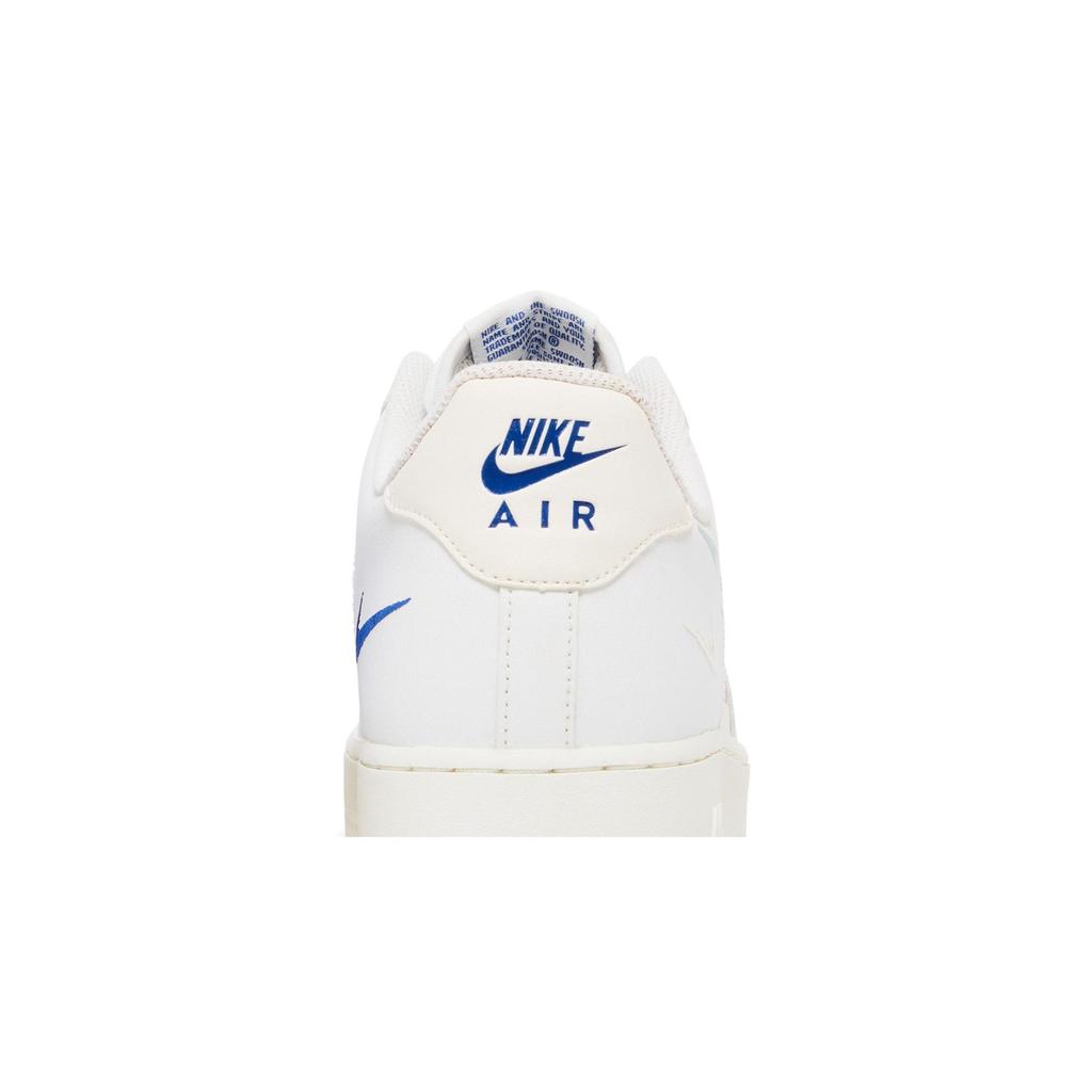 Nike Air Force 1 Low 'Multi-Swoosh' (Unisex) White / Game Royal / University Red / Green Noise Skateboard Shoes DM9096 101