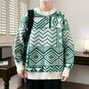 Autumn and Winter New Casual Crew Neck Sweater Base Knitted Sweater Large Size Loose Sweater