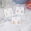 Sweet Alice Bunny Fresh Temperament Earrings, Cartoon Student Earrings Girl