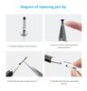 Factory Price Metal Pencil Stylus Passive Pen for Windows Android IOS for Huawei for Lenovo Dell for HP Acer for iPad iPhone