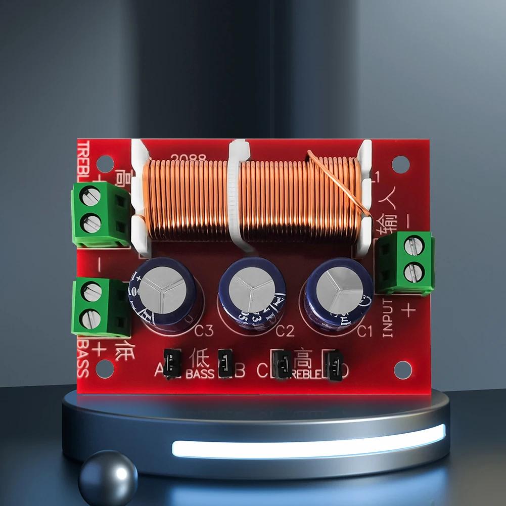 Y-2088 2-Wege Frequenzweiche Modul 400W Audio Lautsprecher Frequenzteiler Einstellbar Voller Bereich Höhen Bässe Schweißfrei