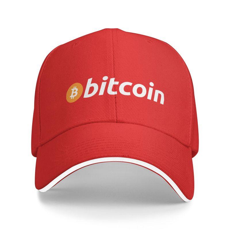 Boné de beisebol personalizado bitcoin, boné de beisebol original, proteção solar, feminino, unissex, ajustável, btc, moedas criptográficas, chapéu do pai, outono