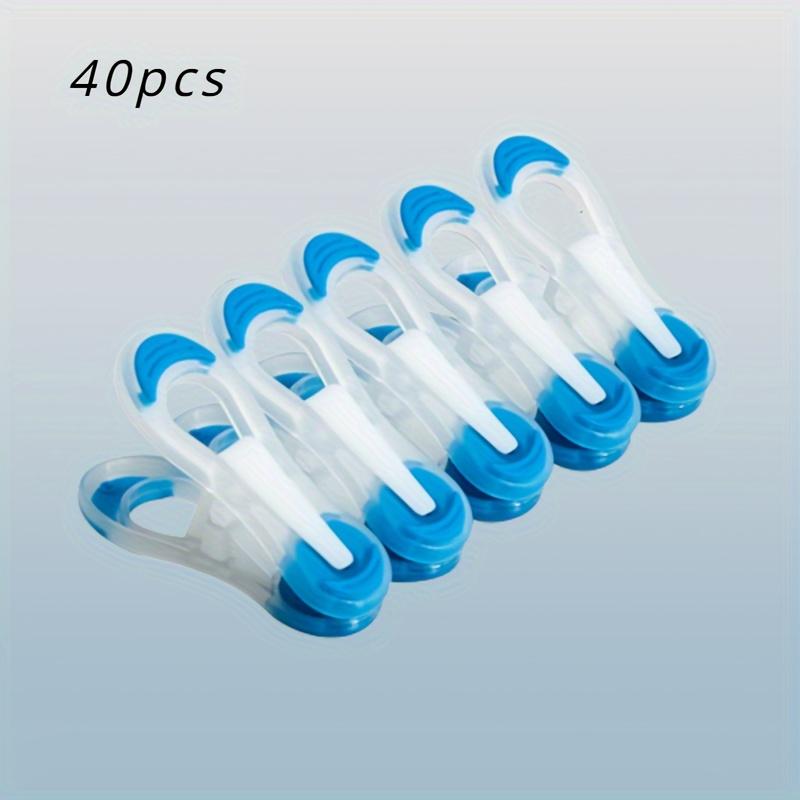 40pcs No Slip Laundry Clips with Strong Grip , Durable PP Plastic, Weather Resistant , Colorful Design for Home, Travel, Outdoor Use