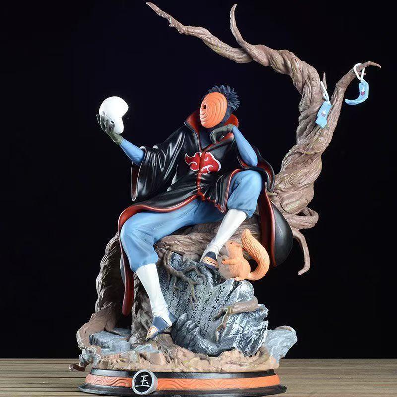 Naruto 12,2 tommer/31 cm CS Ah Fei Uchiha Tobi anime Omgivelser Tilkallelse Maskert Mann Voldsom Dødsgud Illusjon kan Bevege PVC-leker Gave