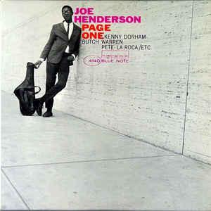 

CD JOE HENDERSON Page One TOCJ8567 Blue Note 2010 Japan ObiJazz Used