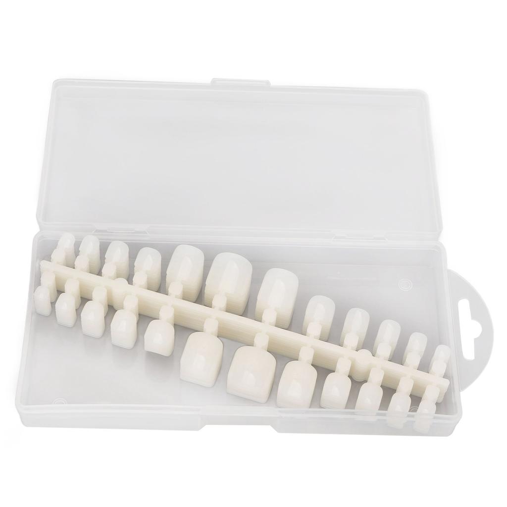 240pcs False Toenails Full Cover Multipurpose Glossy   Fake Toenails Full Cover for Home Nail Salon