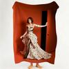 Celebrity Z Zhao L Lusi Throw Flannel Throw Blanket Suitable for Sofa Living Room Bedroom