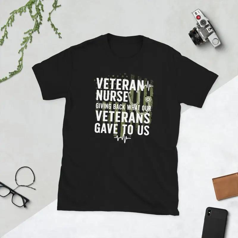 

Veteran Nurse Caduceus Nursing VA T Shirt S разноцветный