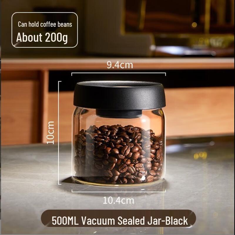 ZISIZ High Borosilicate Glass Storage Jar