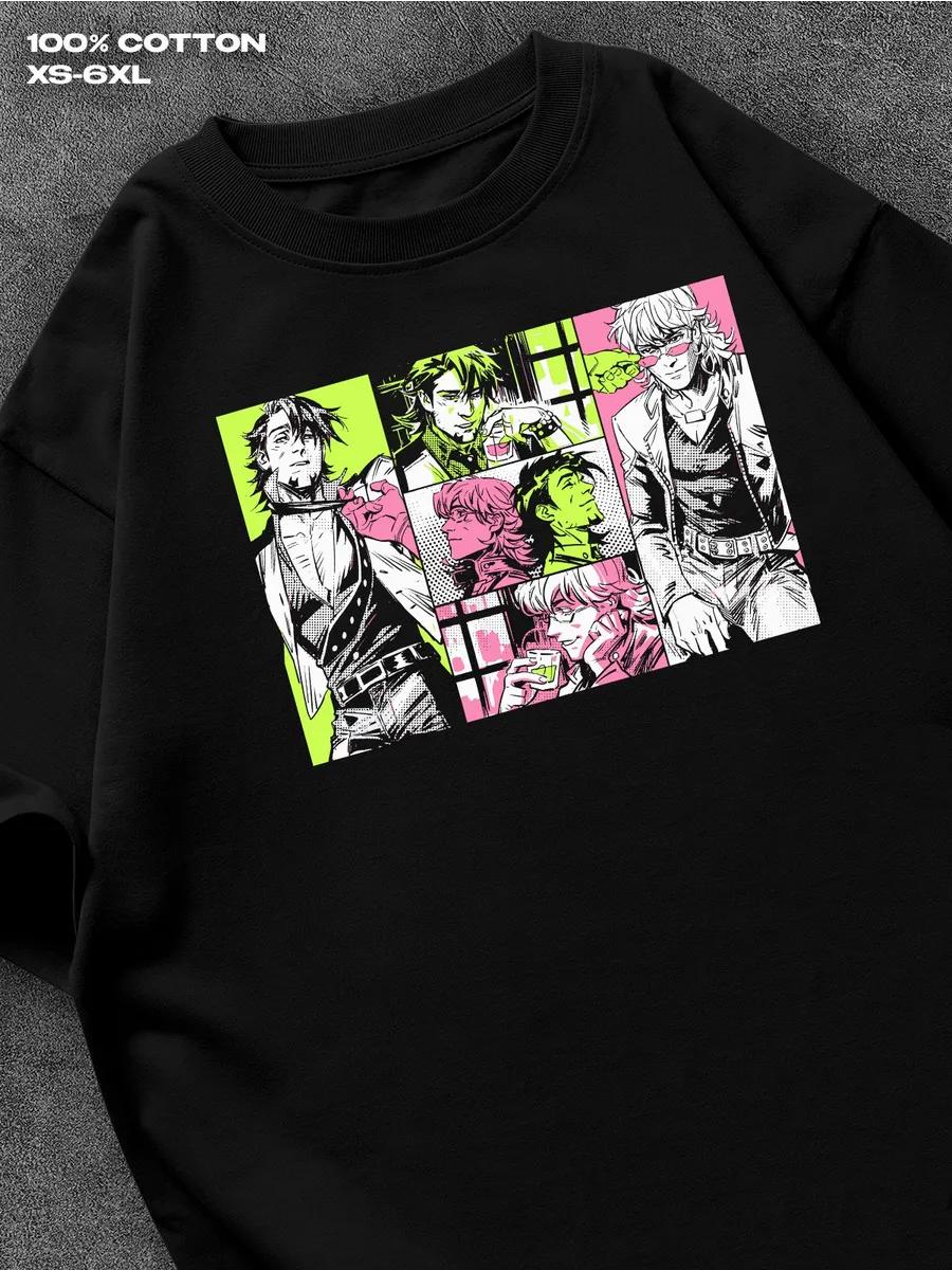 

Tiger & Rabbit anime T-shirt Mens Tshirt Womens Tshirts with Letters Print Short Sleeves T-Shirt Casual Street Tee Shirt Top XL