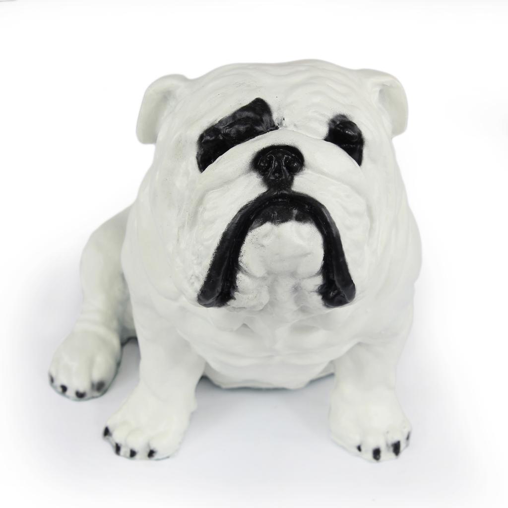 Bulldog, English Bulldog, British Bulldog II - Dog Statue, Sitting Dog for Desk, Decoration for the Living Room of a Dog Lover by Art-Dog