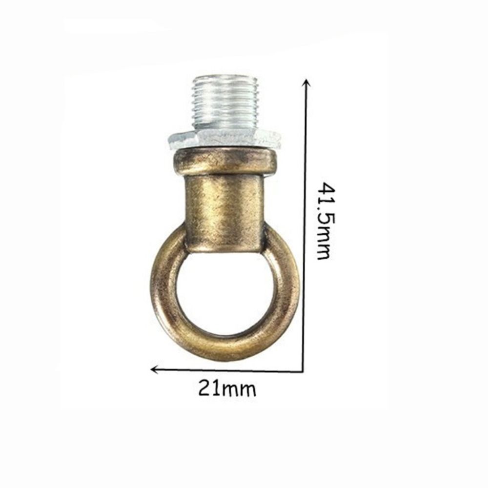 Round Light Hook Metal M10 Antique Light Base Close Smooth Style Chandelier Hook  Ceiling Light