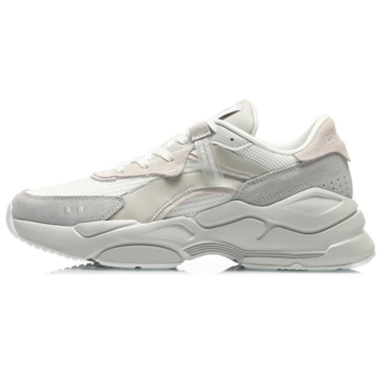 

LiNing Candle Dragon Cushioning Anti Slip And Wear Resistant Low Top Sports Casual Shoes Men s Gray White 39.5