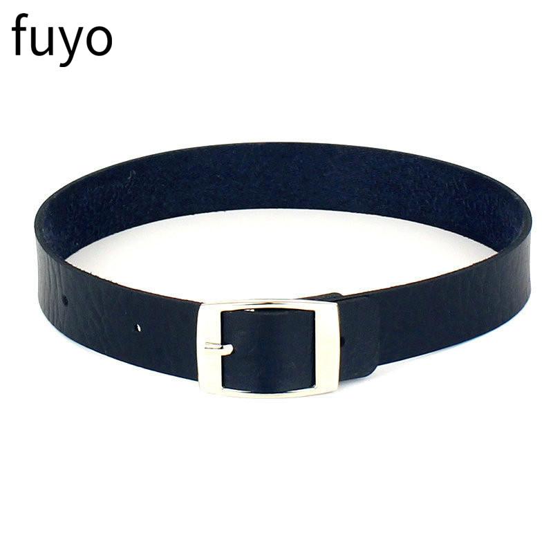 Woman Black Punk Choker Collar Necklace Pu Leather Goth Rivets Choker Necklace Pendientes Party Club Sexy Gothic Femme Jewelry
