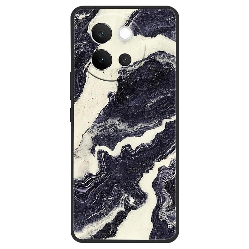 For Vivo V40 Lite 5G Case Marble Soft Matte Silicone Back Cover For Vivo V40 Lite V40Lite Full Coverage Phone Shell 6.78" Coque