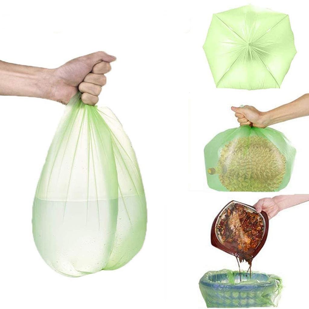 Garbage Bag, Household Thick Hand-held Vest, Flat Mouth Large Garbage Bag