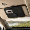 Car Visor Mount for Glasses Sun Holder, Eye Clip Organizer Driving Eyeglass Hanger Vehicle, Multi Functional Storage Pouch Sunglasses, Ticket