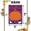 Halloween Stickers for Kids 24 Sheets, Halloween Party Favors Games Toys Bulk Make Your Own Jack-O-Lantern Face Stickers Pumpkin Crafts Activities