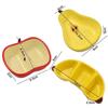 New Porcelain Fruit Shaped Ceramic Dish Creative Multifunctional Snacks Saucer Mini Household Tableware Kitchen Organizer