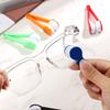 1/2/4Pcs Eyeglass Cleaning Rub Mini Glasses Microfiber Cleaner Sun Glasses Soft Brush Cleaning Clip Color Random