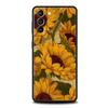 Abstract Plants Flower Phone Case for Samsung Galaxy S26 S25 S24 S23 S22 S20 S21 FE Ultra S25 Edge Plus 5G Soft TPU Cover Capas
