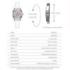 Automatic Mechanical Watch for Women Hollow‑Out Skeleton Dial Luminous Hands Watch Leather Band Waterproof
