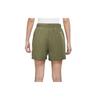 Nike Sportswear High-Waisted Woven Solid Casual Sports Shorts Women Shorts Medium-Olive DX6152-222