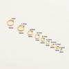 50-200/lot 14K 18K Gold Necklace Open Single Jump Ring Lobster Clasp Connector Split Ring Fitting DIY Jewelry Making Accessories