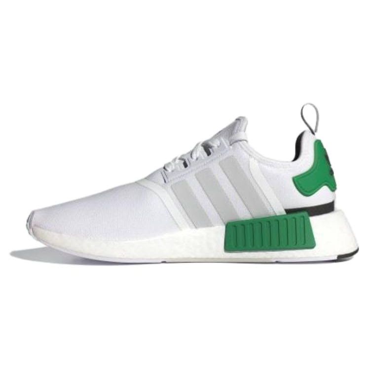 

Adidas NMD_R1 Белые зеленые мужские кроссовки Cloud-White Grey-One IF3496 44