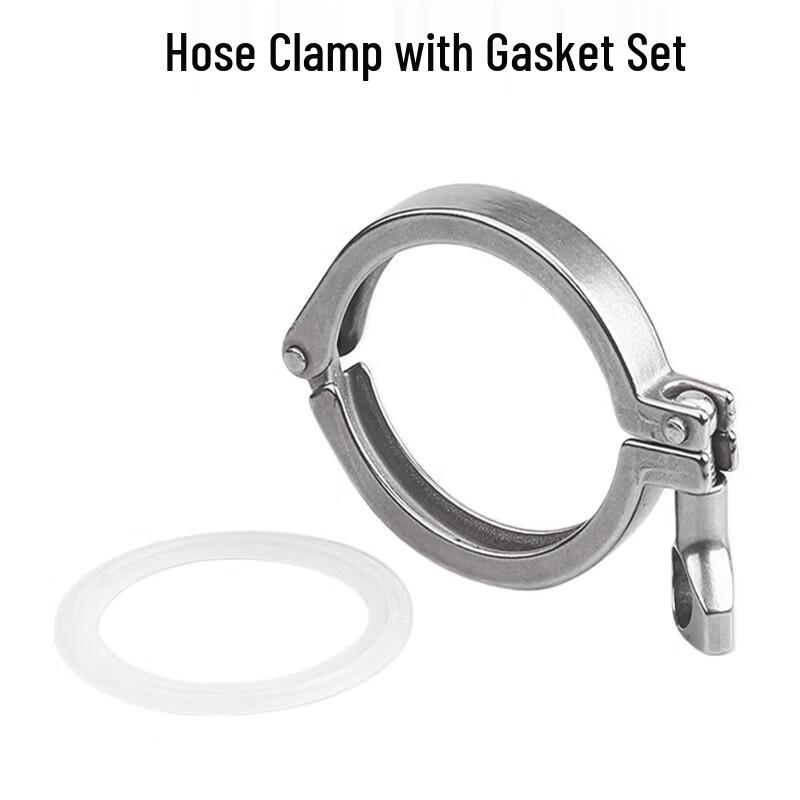 Kequan Stainless Steel Quick Connect Clamp & Gasket Set