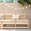 Maison Exclusive - Canapés centraux avec coussins 2 pcs bois de pin massif
