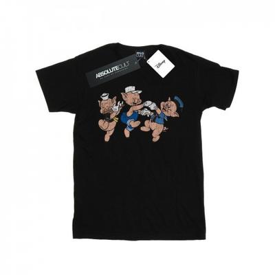 Mens Three Little Pigs Having Fun T-Shirt