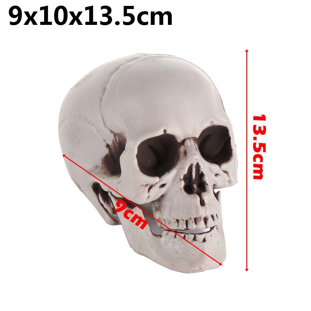 1PC Halloween Style All Size Human Skull Head Skeleton Photo Prop Home Party Decoration Game Supplies Hanging Decor High Quality