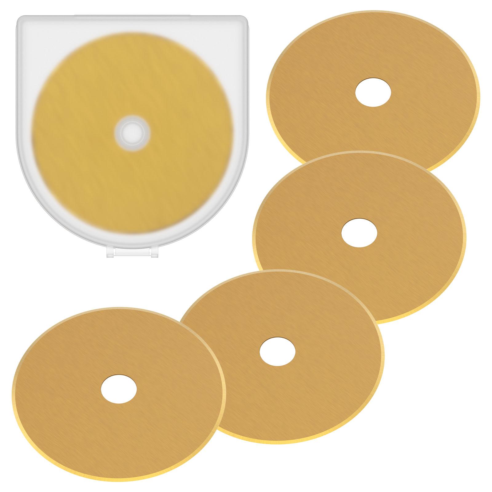 

5 шт. 60 мм лезвия для роторного ножа стальные многоцелевые острые лезвия для резки ткани запасные роторные лезвия для квилтинга шитья 60mm