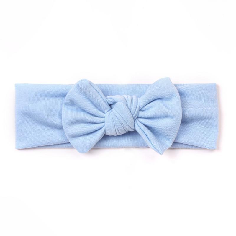 Baby headband, headband, children's plain bow, headscarf, hair accessories, baby knotted hairpin 14-color mixed package.