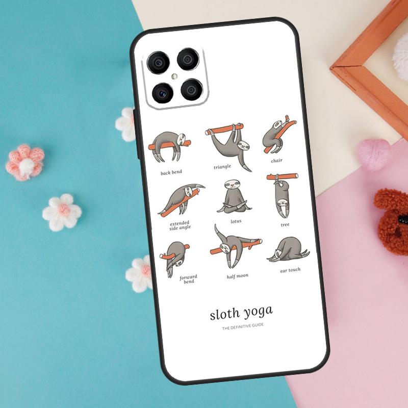 Sloth Cute Animal Case For Honor 200 Pro 50 70 90 X9a X8a X8 X9 X8b X9c X9b Honor Magic 7 5 6 Lite Pro Cover