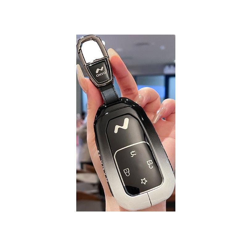 Nio LeDao L60 Schlüsseletui: ONVO Metallgehäuse Schutz mit Schnallen Tasche für Damen