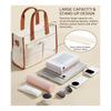 New Canvas Hand-held Briefcase For Women's Business Commuting Bag  Single Shoulder Crossbody Tote Bag