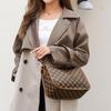 Classic Plaid Bags For Women Fashion Printed Shoulder Bag Large-Capacity Pu Leather Crossbody Bag Daily Use Handbag Purse CLE