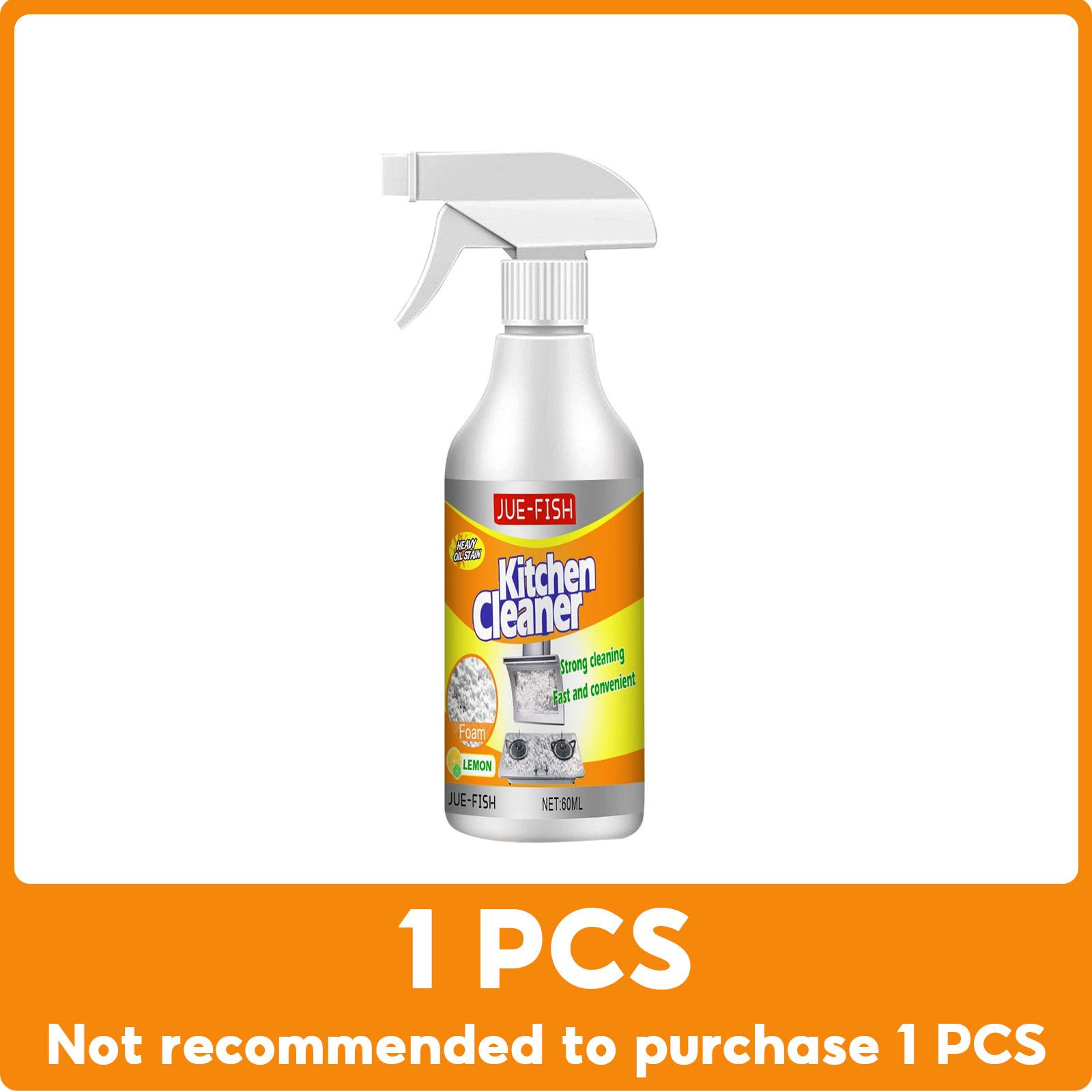 

Очиститель масла Bubble Spray Remover Жировая пена Многоцелевая очистка масла для кухонных решеток Пена для мытья кухонной утвари Обезжириватель 60ml Bottled