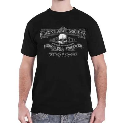 Black Label Society T Shirt Merciless Forever Band Logo New Unisexs