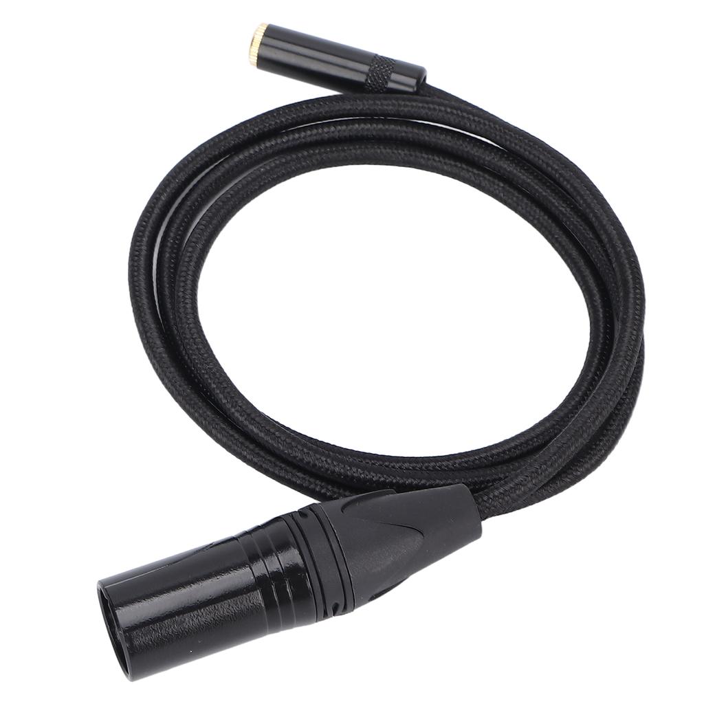 XLR Male to 3.5mm Female Cabe Professional 3.5mm Female to XLR Male Cable for MP3 Players Amplifiers Mixers 1m 3.3ft