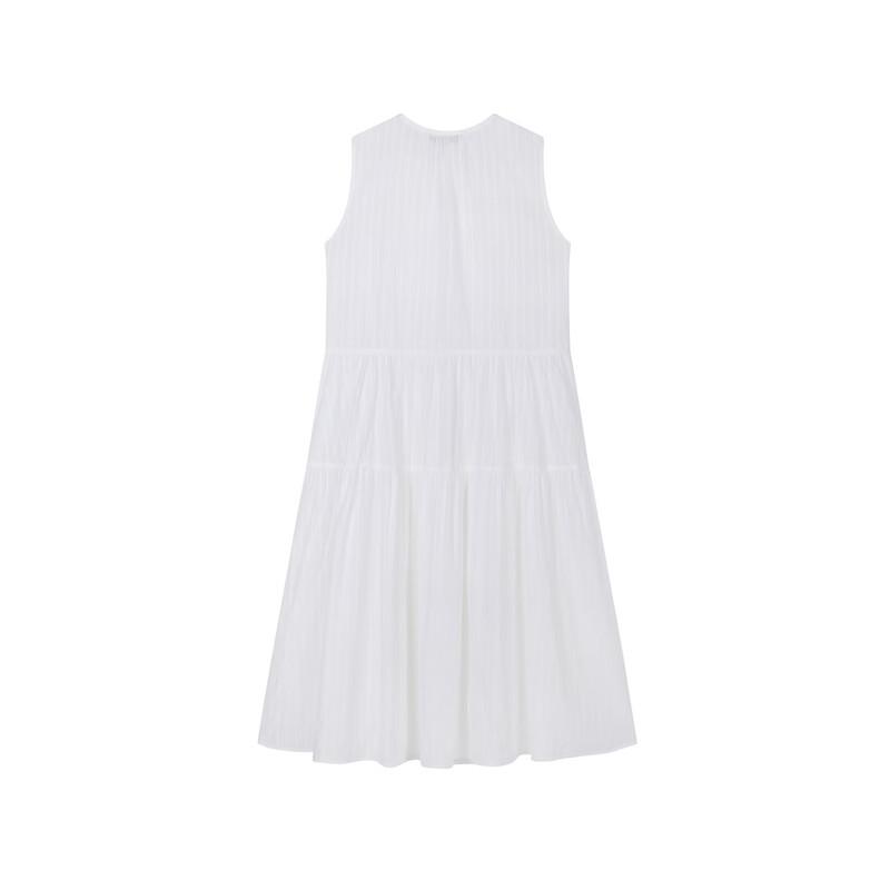 Teenie Weenie Women's Sweet Bow V-Neck Sleeveless A-Line Dress