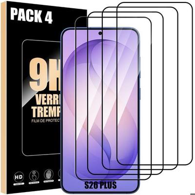 4 Full Tempered Glass - BOOLING - for Samsung Galaxy S26 Plus - 9H Shockproof Screen Protector