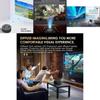 Compact Mini Projector E60 Portable Wired Home Projector With Vibrant 720p Resolution