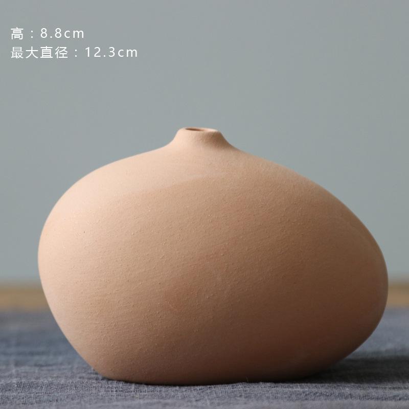 Unglazed Ceramic Vase Nordic Minimalist, Creative DIY Pottery for Home Decor, White Bisque Flower Holder Photo Prop